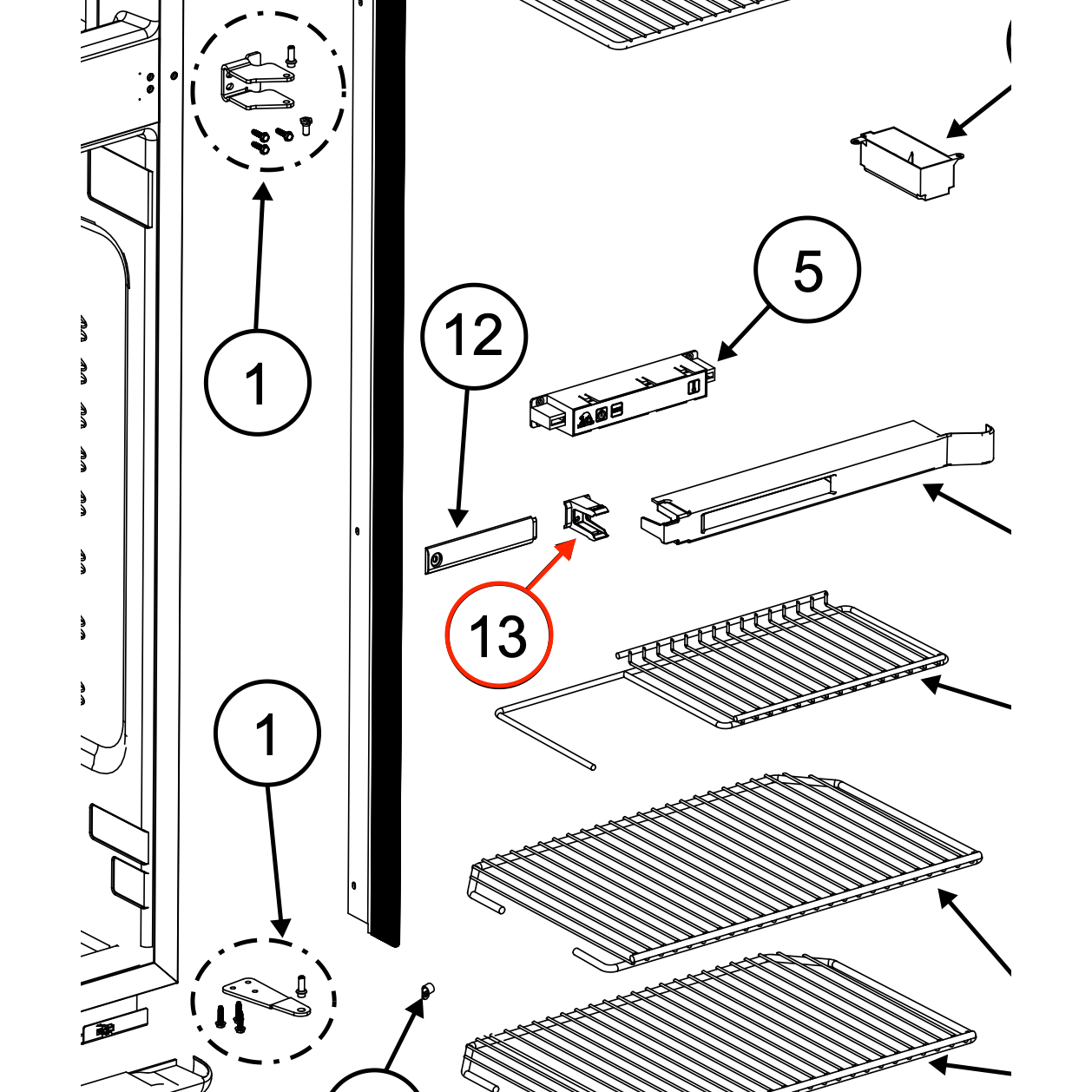 Norcold® Refrigerator Door Striker Plate Replacement