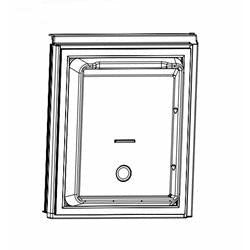 Norcold® Refrigerator Door Replacement for 1210/1211 Series - Upper Left Door - 627941